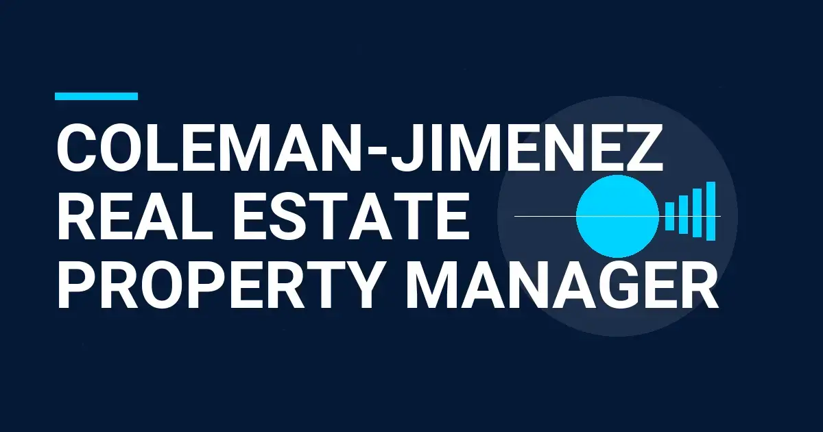 Coleman-Jimenez Real Estate Property Manager