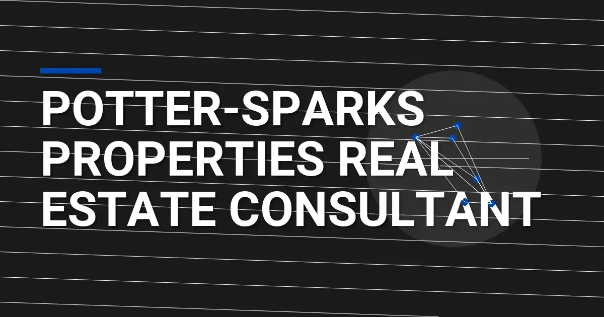 Potter-Sparks Properties Real Estate Consultant