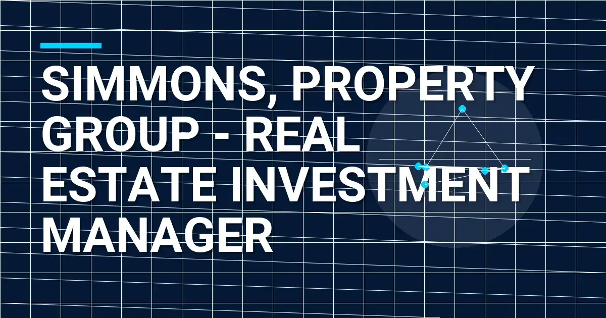 Simmons, Property Group - Real Estate Investment Manager