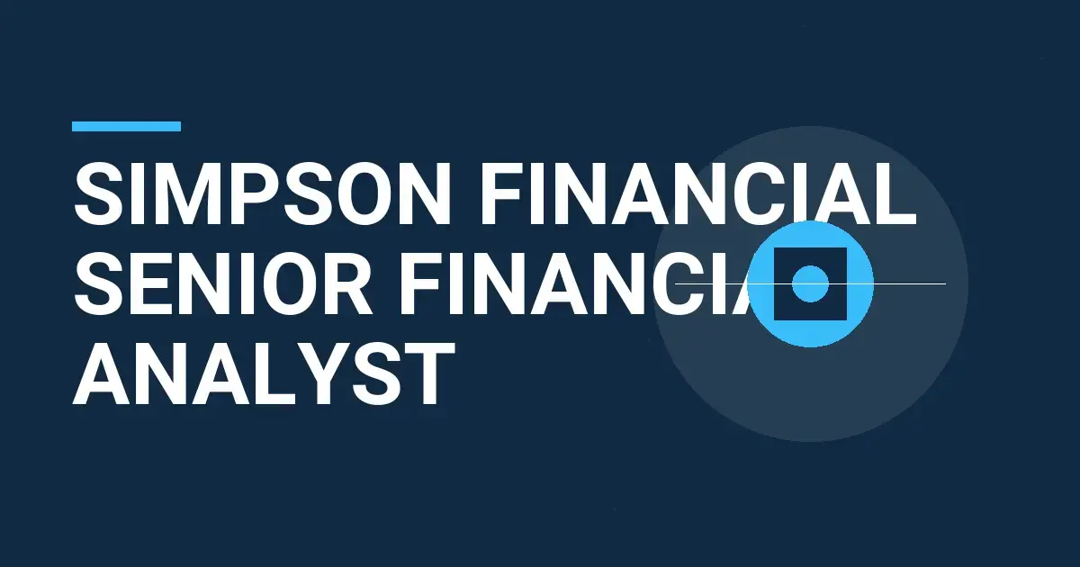 Simpson Financial Senior Financial Analyst