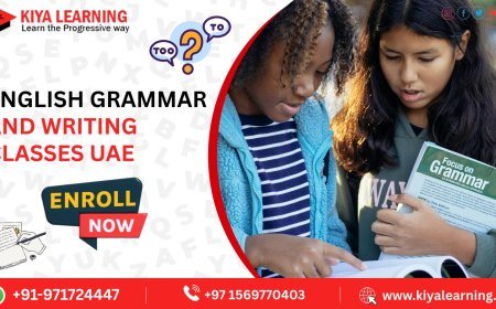📝 Master English with Confidence: Kiya Learning Online Grammar, Composition & Writing Classes for UAE Students