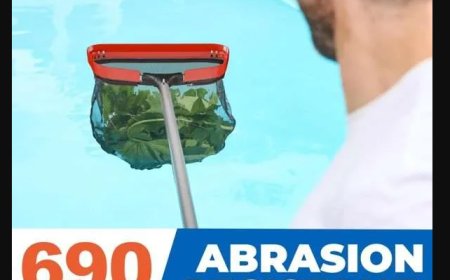 Heavy Duty Leaf Pool Rake for Residential and Pro Use
