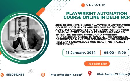 Next-Gen Automation with Playwright – Online Training in Delhi NCR
