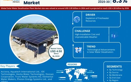 Solar Water Desalination Plant Market on Track for 8.3% CAGR Growth | Demand & Technological Trends