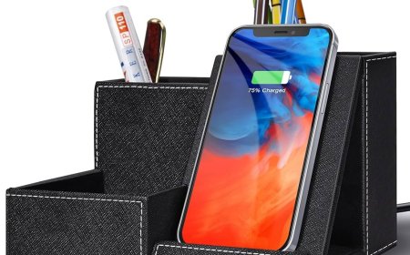 Wireless Charger Pen Holder