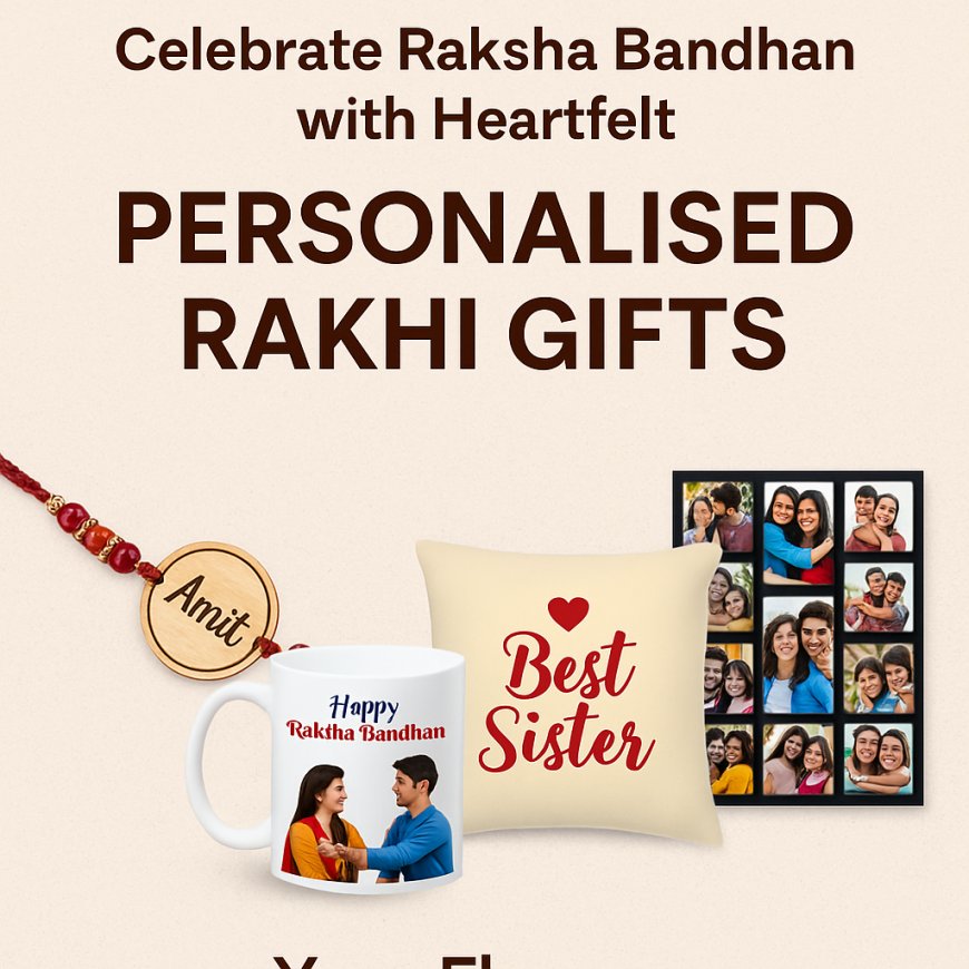 Make Raksha Bandhan Special with Personalised Rakhi Gifts