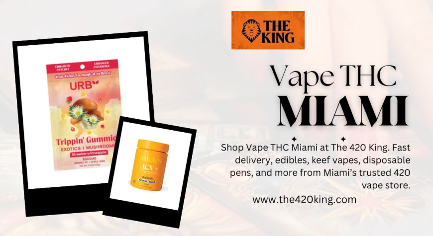 Shop Premium Vape THC Miami Picks at The 420 King